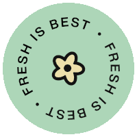 Fresh is best sticker